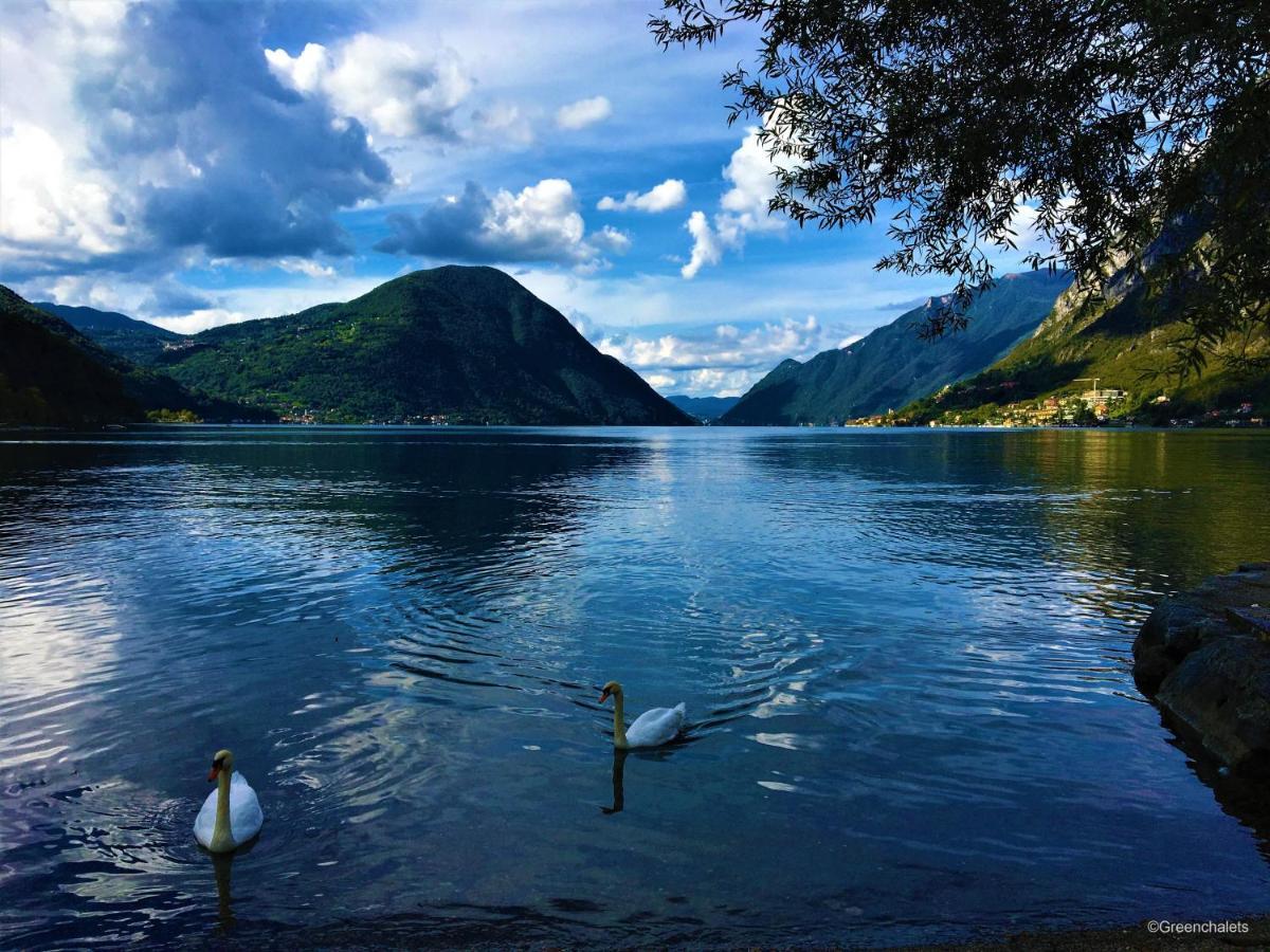 Italy Lago Di Lugano Porlezza Bagian luar foto